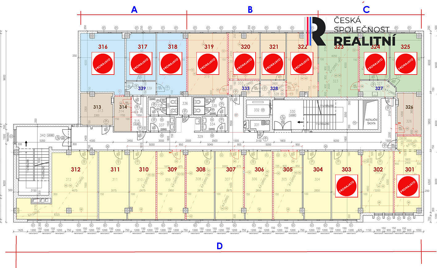 Pronájem kanceláře 29 m²