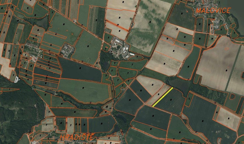 Prodej pole 5 875 m², Malovice – náhled fotky 10