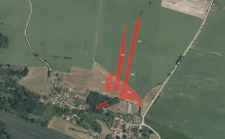Prodej pole 93 428 m², Oslov - Tukleky, okres Písek