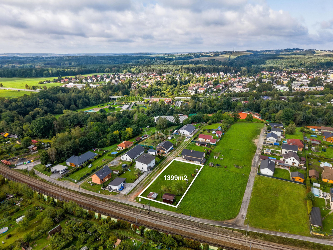 Prodej stavebního pozemku 1 399 m² – fotografie 4