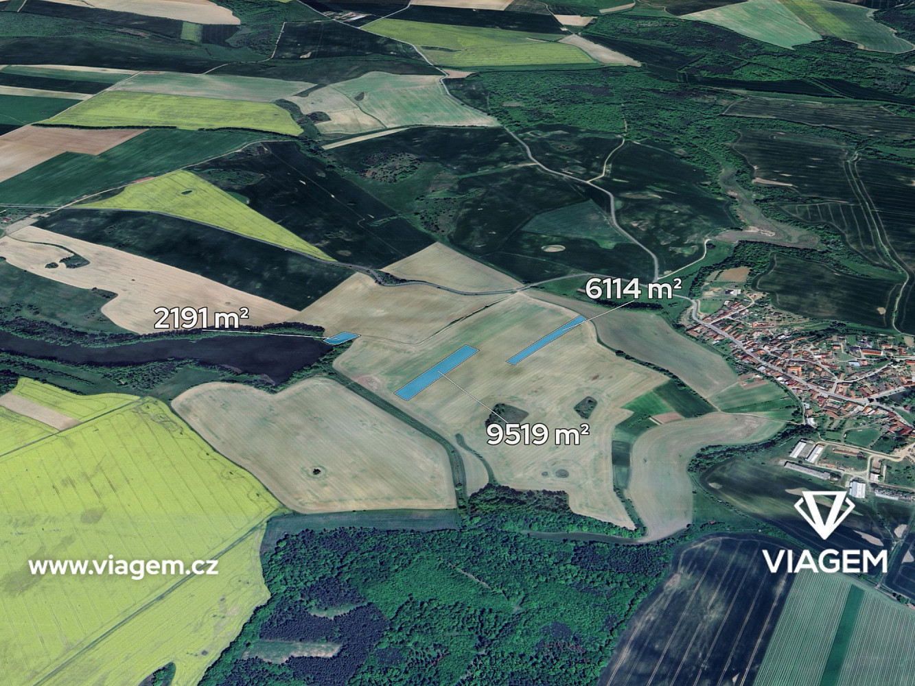 Prodej pole 1 980 m²