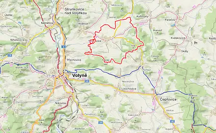 Prodej lesa 11 506 m², Milejovice, okres Strakonice
