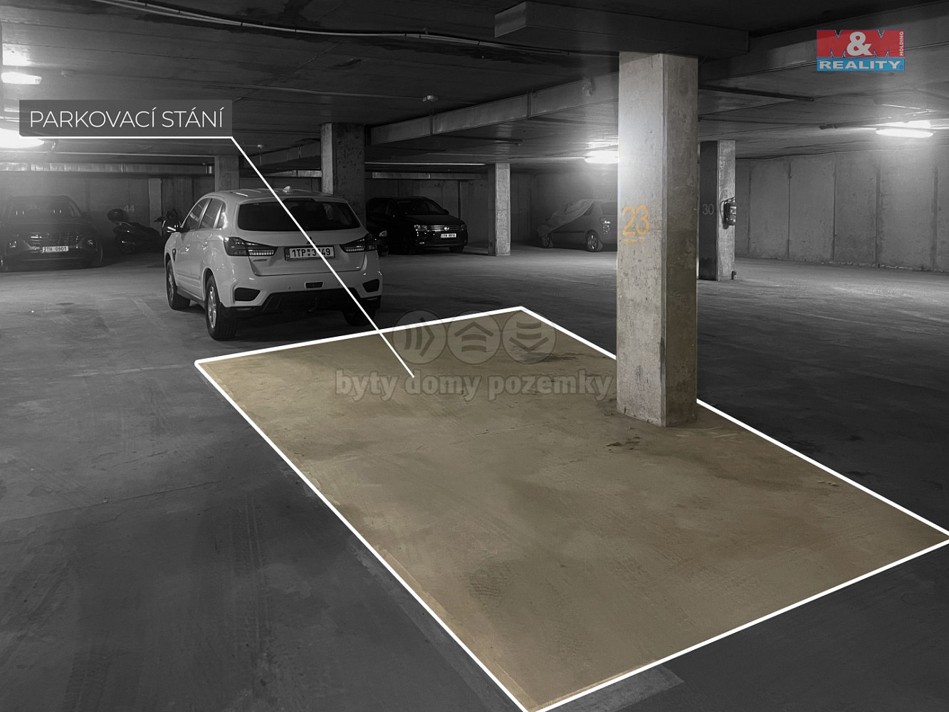 Prodej garážového stání, 13 m2, frýdek-místek, ul. slezská