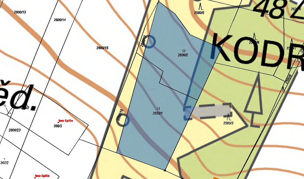 Prodej pozemku 3 192 m², Bukovany – náhled fotky 3