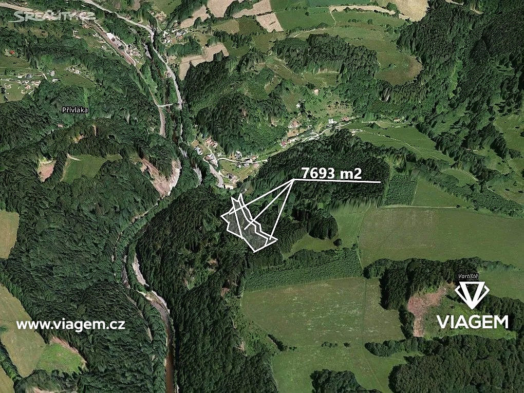 Prodej lesa 3 846 m²