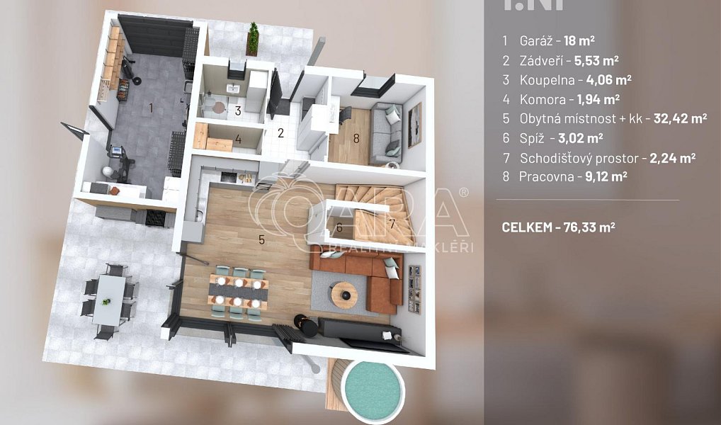 Prodej domu 131 m² s pozemkem 838 m², Kamenice – náhled fotky 30
