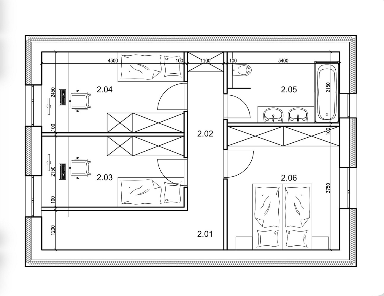 Prodej stavebního pozemku 1 044 m² – pohled 3