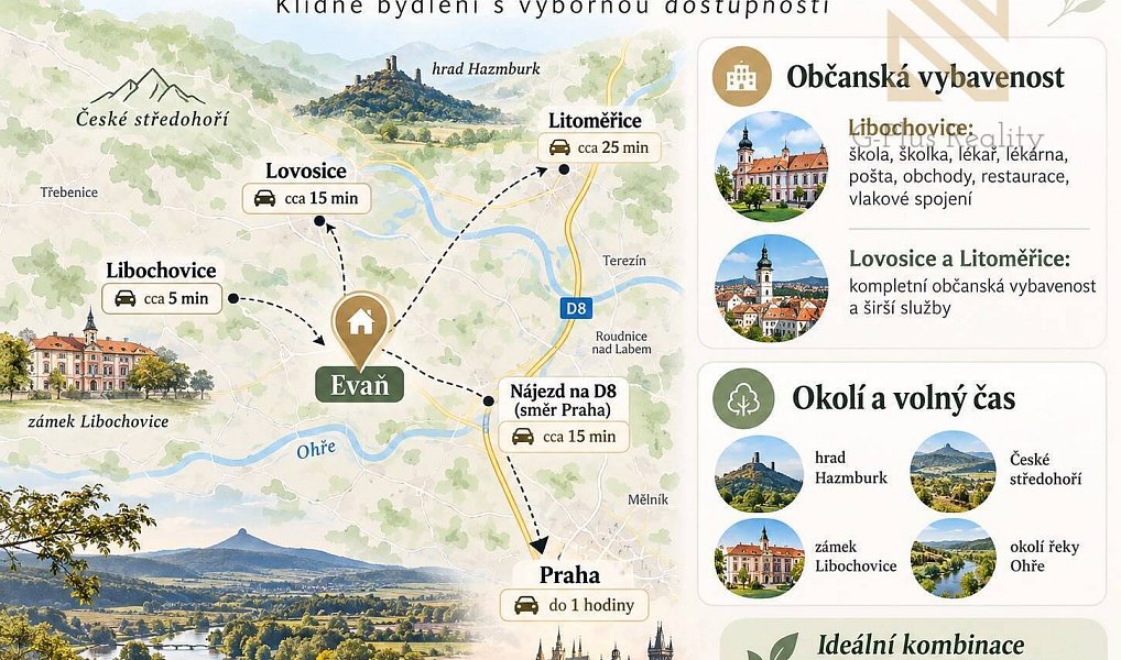 Prodej domu 66 m² s pozemkem 230 m², Evaň – náhled fotky 47