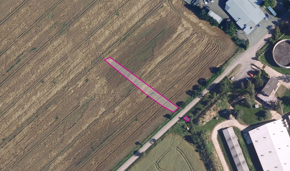 Prodej pole 4 226 m², Újezd u Černé Hory – náhled fotky 2