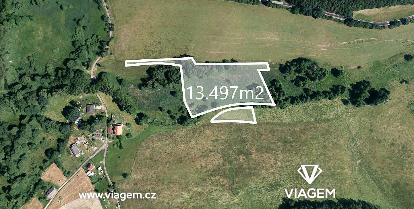 Prodej pole 13 497 m²