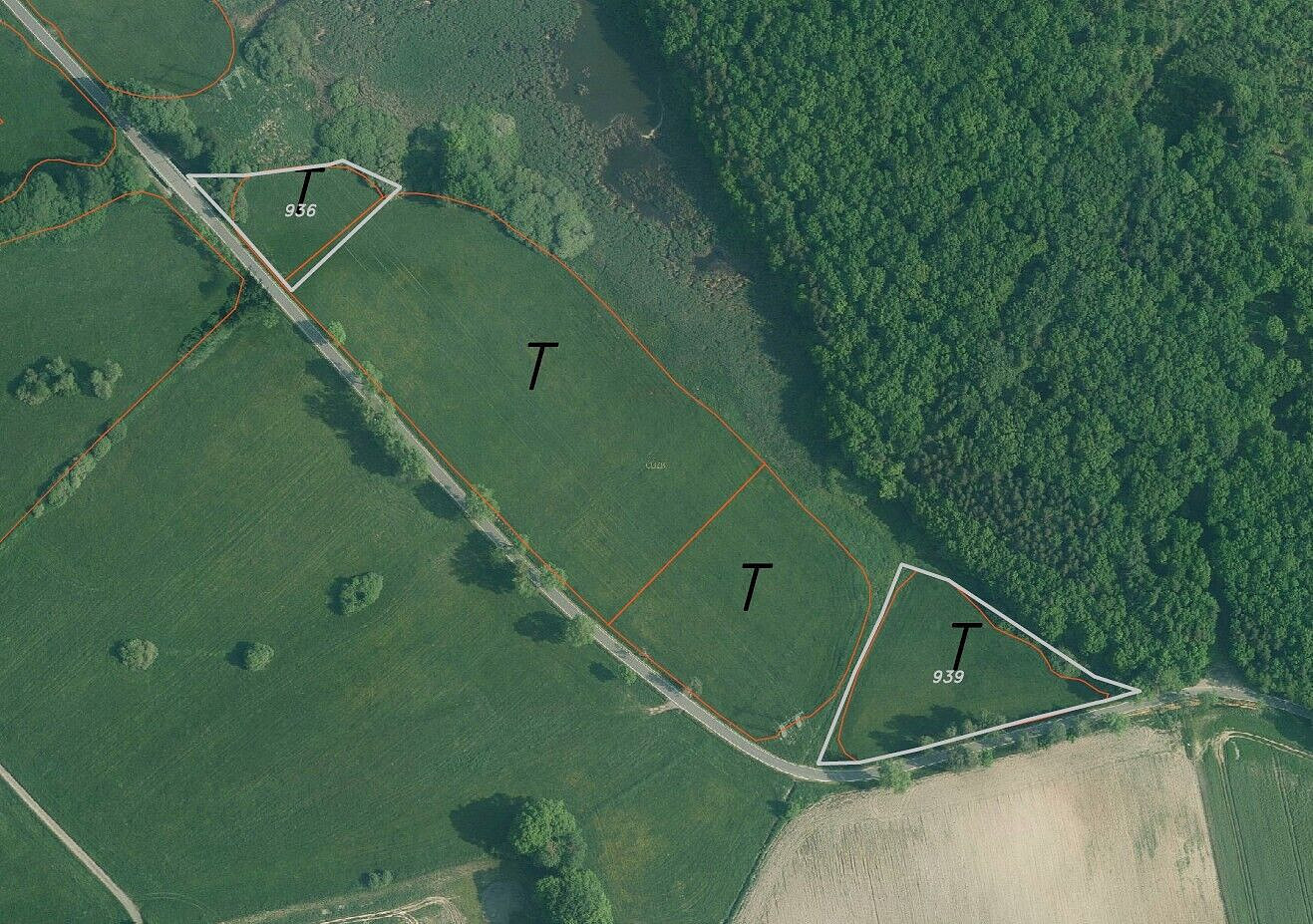 Prodej pole 8 684 m² – pohled 4