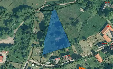 Prodej pozemku 622 m², Strašín, okres Klatovy