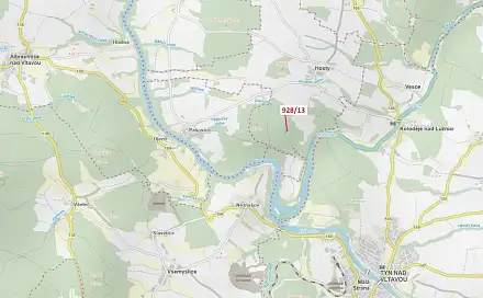 Dražba lesa 1 803 m², Hosty