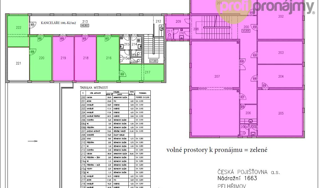 Pronájem kanceláře 12 m², Pelhřimov – náhled fotky 4