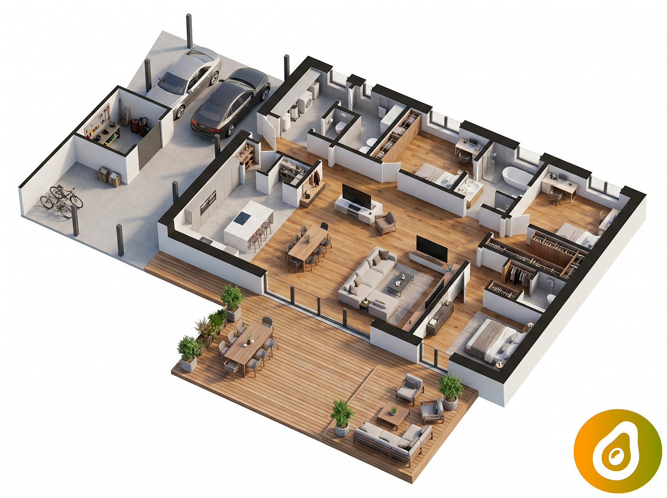 Prodej stavebního pozemku 1 126 m² – fotografie 3