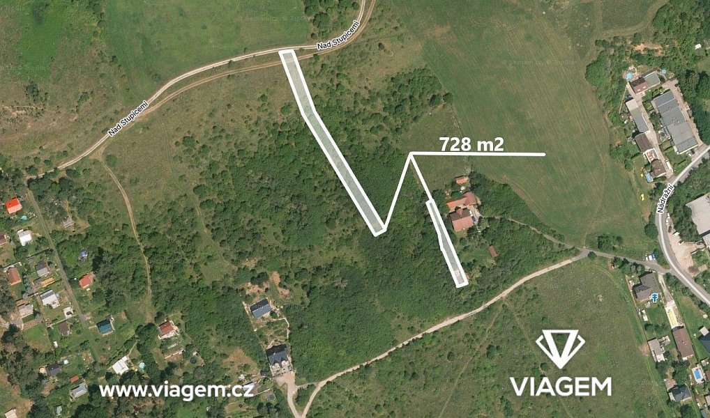Prodej stavebního pozemku 728 m², Vráž – náhled fotky 2