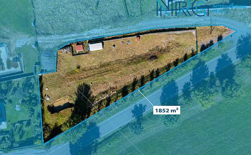 Prodej stavebního pozemku 1 852 m², Krňany