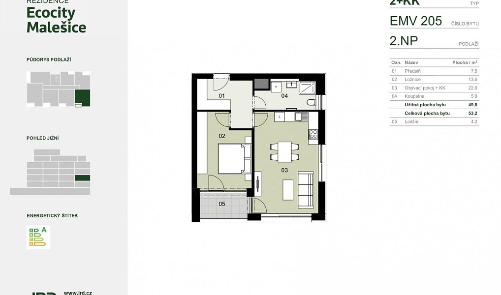 Prodej bytu 2+kk 53 m², Praha – náhled fotky 6