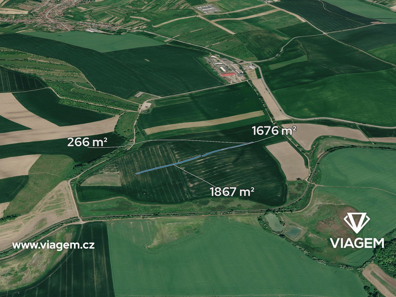 Prodej pole 1 904 m²
