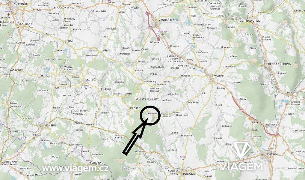 Prodej stavebního pozemku 928 m², Budislav – náhled fotky 4