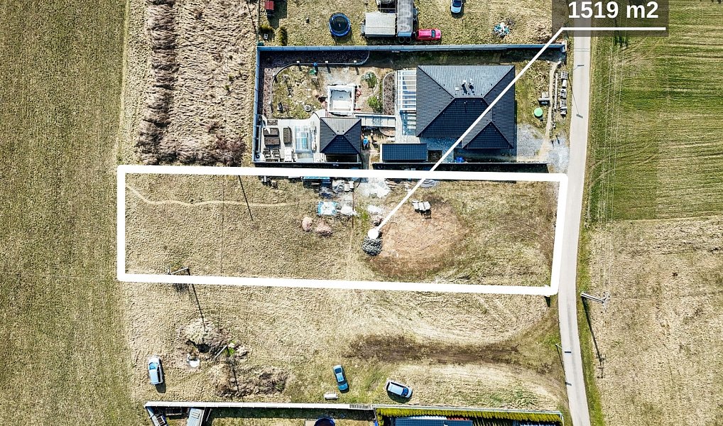Prodej stavebního pozemku 1 519 m², Modřovice – náhled fotky 6