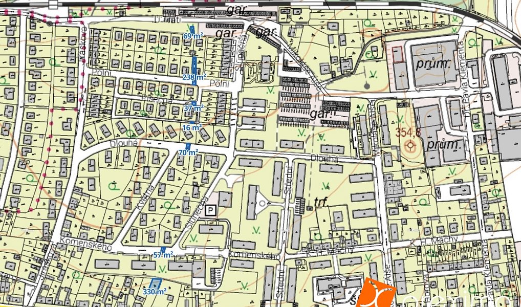 Prodej stavebního pozemku 68 m², Nýřany – náhled fotky 3