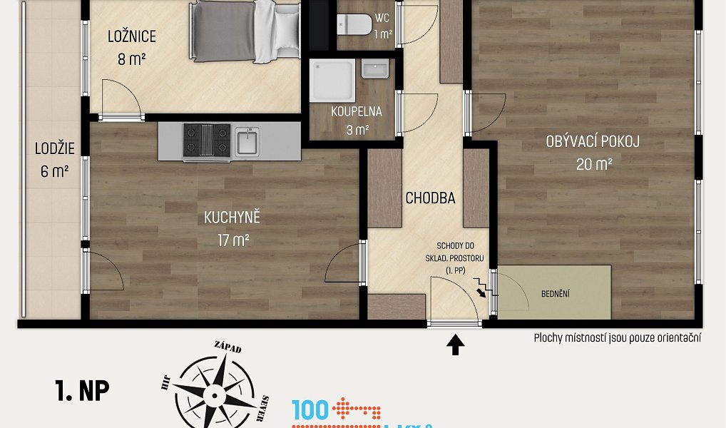 Prodej bytu 2+1 63 m², Praha – náhled fotky 12