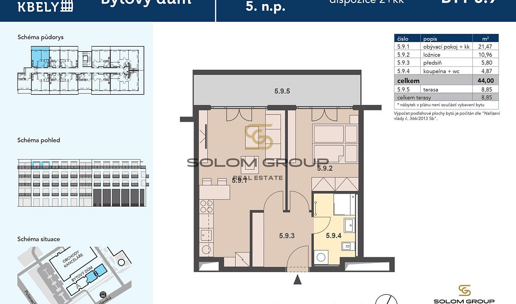 Prodej bytu 2+kk 44 m², Praha – náhled fotky 10