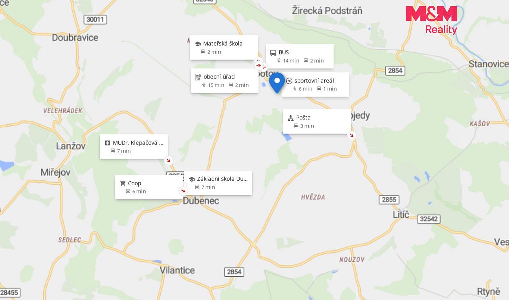 Prodej stavebního pozemku 1 994 m², Libotov – náhled fotky 9