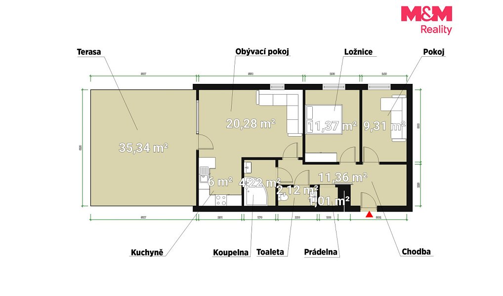 Prodej bytu 3+kk 104 m², Praha – náhled fotky 16