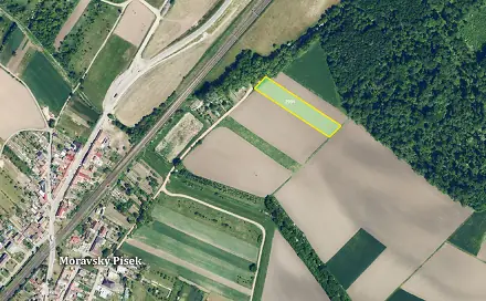 Prodej pole 5 666 m², Moravský Písek, okres Hodonín