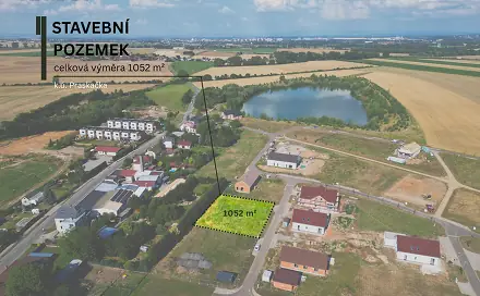 Prodej stavebního pozemku 1 052 m², Praskačka, okres Hradec Králové