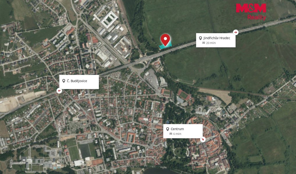 Prodej komerčního pozemku 3 936 m², Třeboň – náhled fotky 4