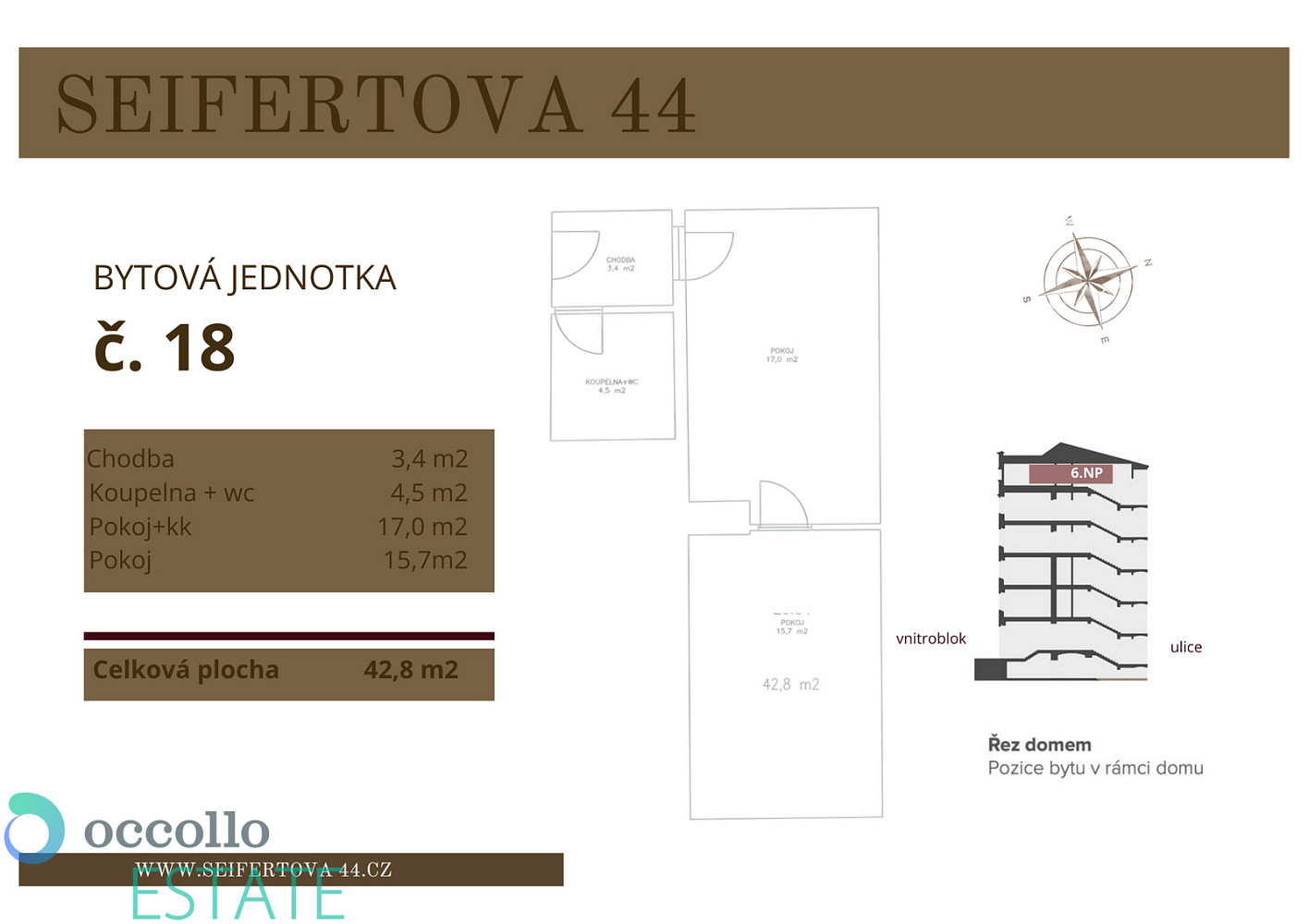 Prodej bytu 2+kk 42 m² — photo 2