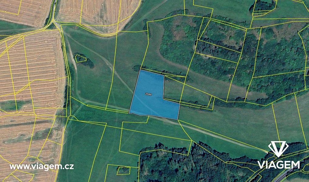 Prodej pole 1 465 m², Nišovice – náhled fotky 4