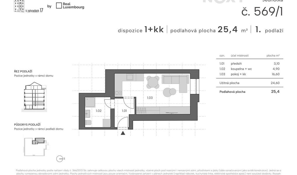 Prodej bytu 1+kk 26 m², Praha – náhled fotky 7