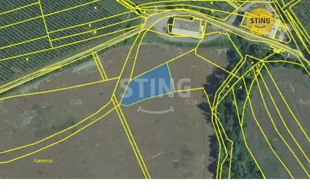 Prodej pole 1 770 m², Buchlovice, okres Uherské Hradiště