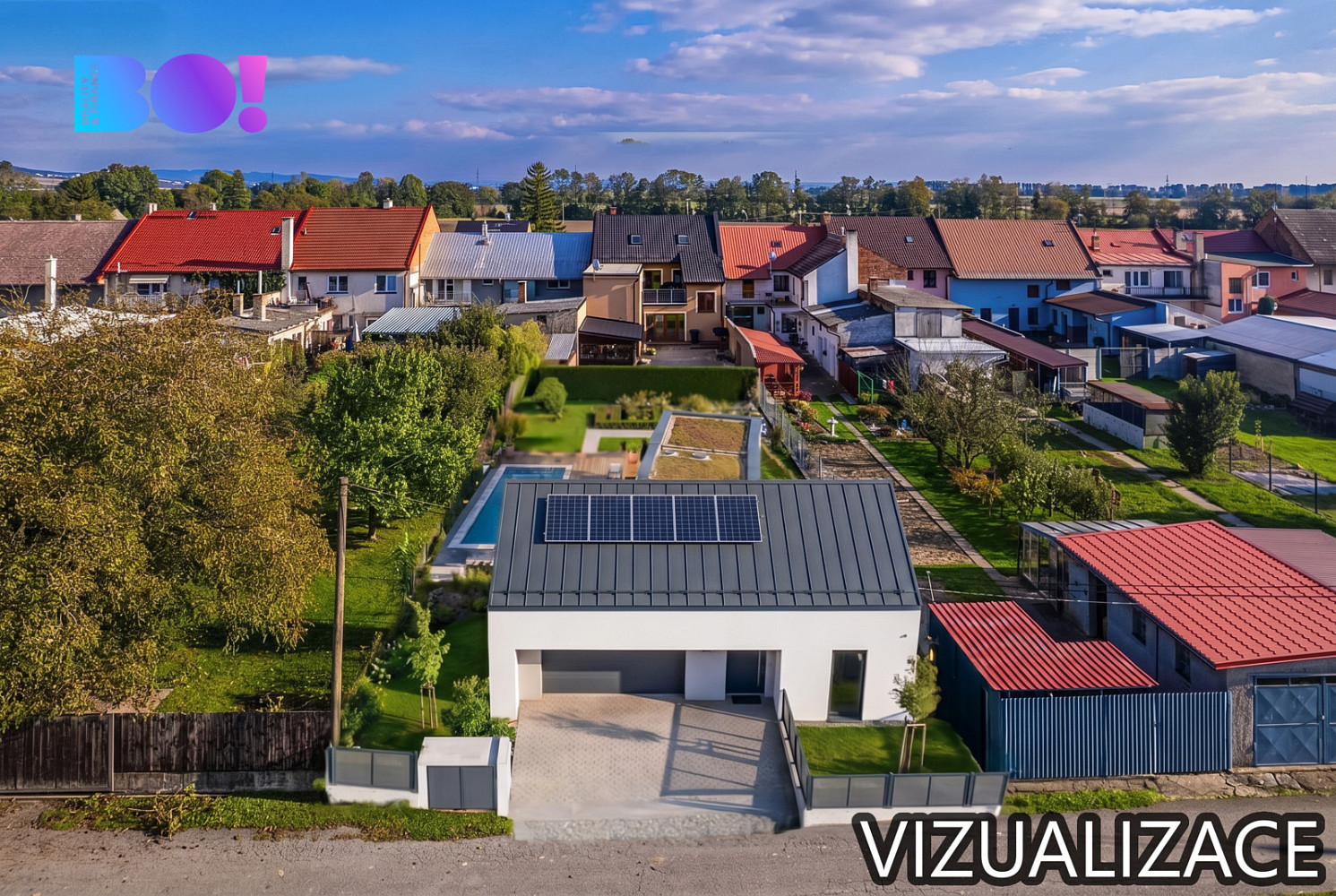 Prodej stavebního pozemku 415 m² – fotografie 3