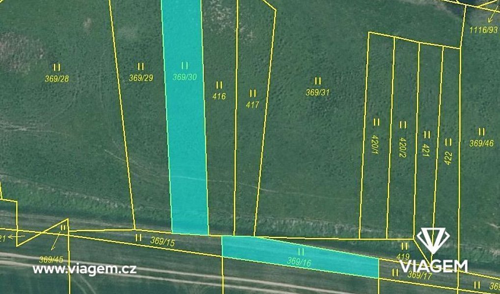 Prodej pole 1 308 m², Sedliště – náhled fotky 3