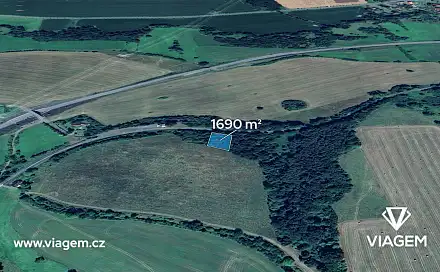 Prodej pole 482 m², Kravaře, okres Česká Lípa