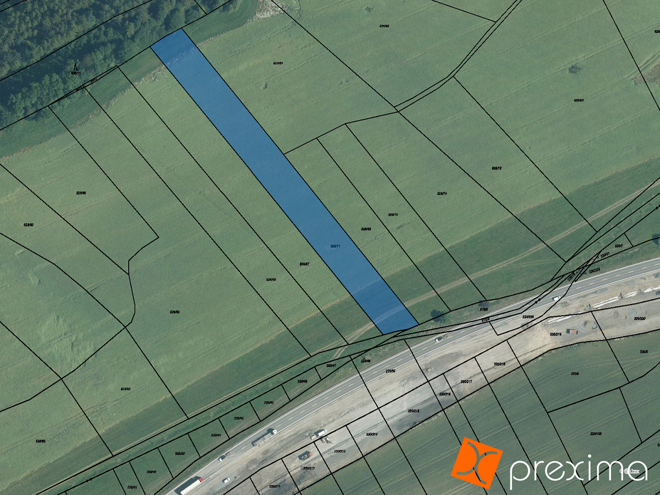 Prodej pole 1 725 m²