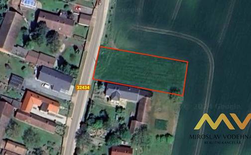 Prodej stavebního pozemku 1 293 m², Všestary - Rosnice, okres Hradec Králové