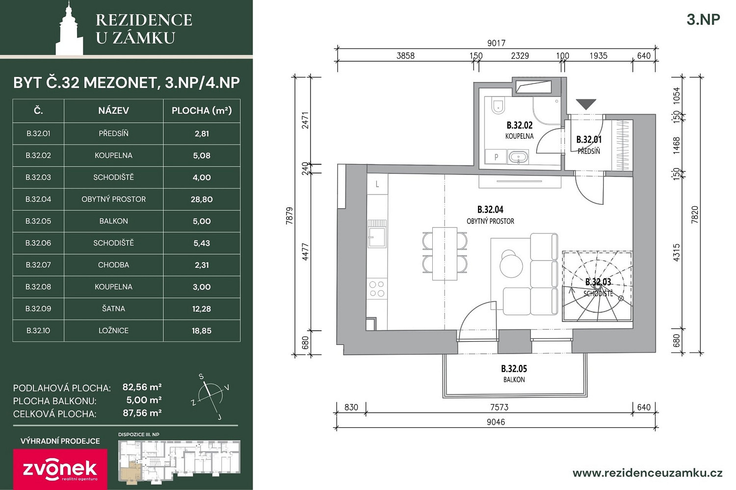 Prodej bytu atypického 85 m² – fotografie 3