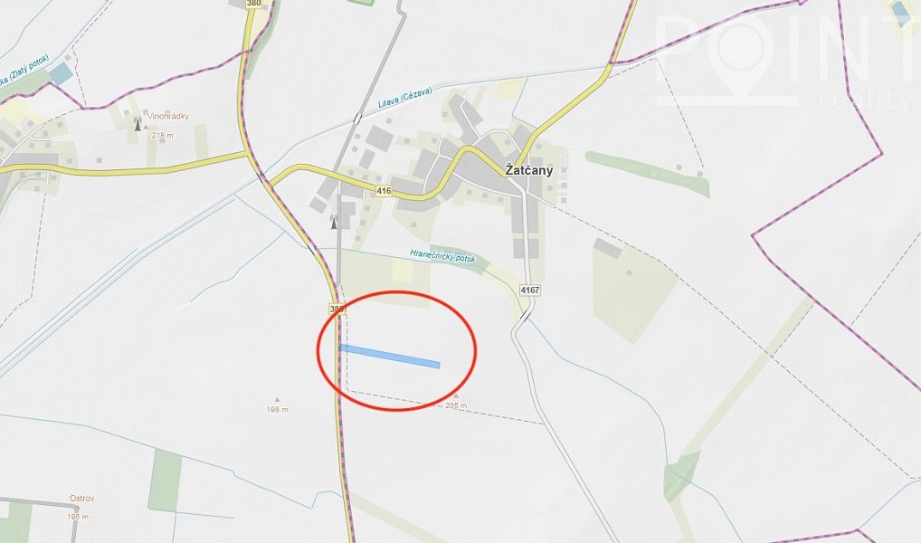 Prodej pole 12 278 m², Žatčany – náhled fotky 3