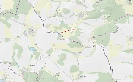Dražba lesa 4 745 m², Zvěstov