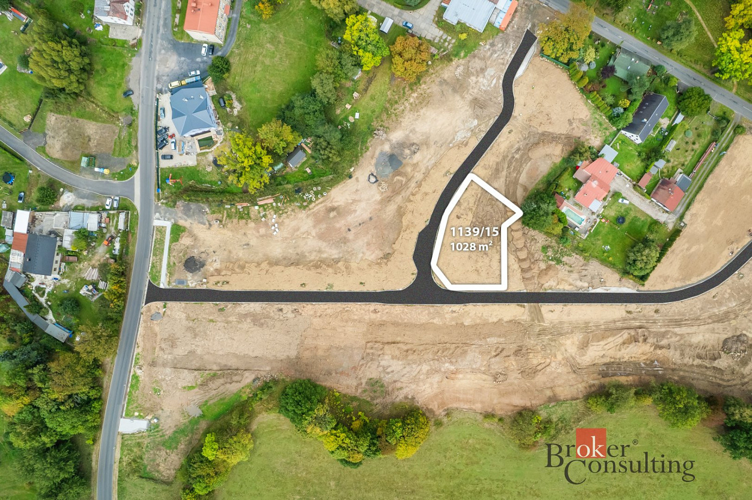 Prodej stavebního pozemku 1 028 m² – fotografie 4
