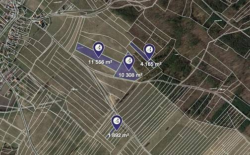 Prodej pole 33 891 m², Horušice, okres Kutná Hora