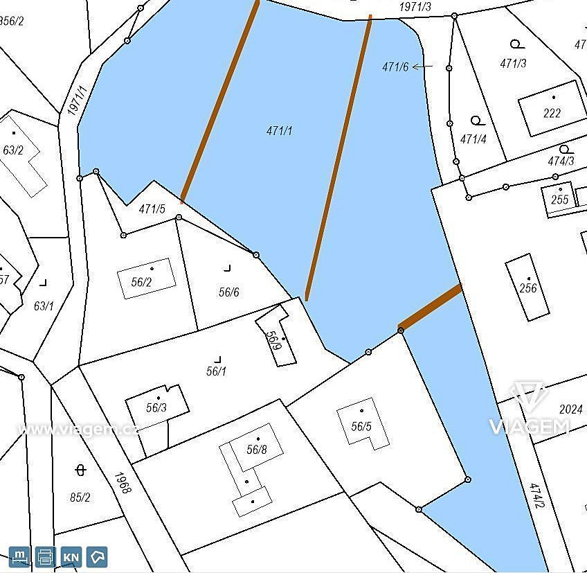 Prodej stavebního pozemku 3 531 m² – fotografie 4