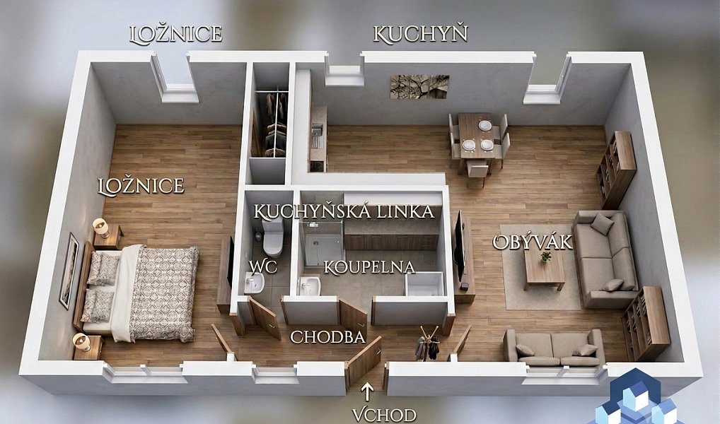 Prodej bytu 2+1 50 m², Třebíč – náhled fotky 11