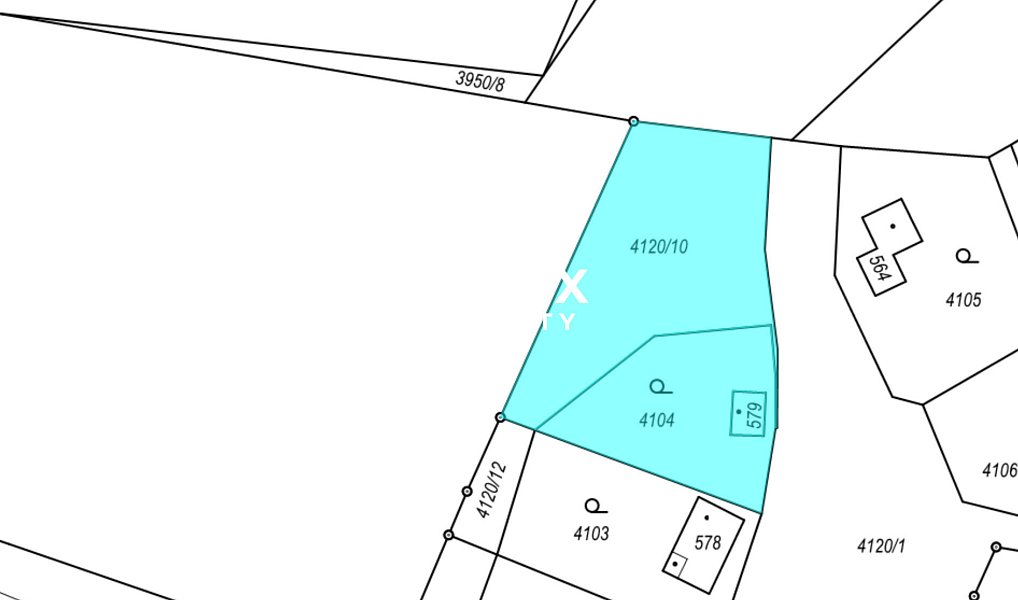 Prodej stavebního pozemku 890 m², Týnec nad Sázavou – náhled fotky 2